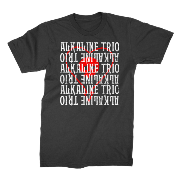 Alkaline - Trio Heartskull Repeat Logo